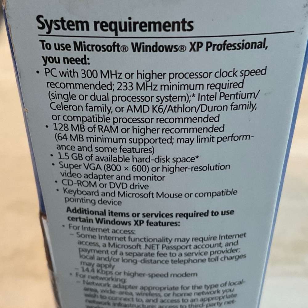 Microsoft Windows XP Professional Version 2002 Upgrade Operating System New - Picture 12 of 15